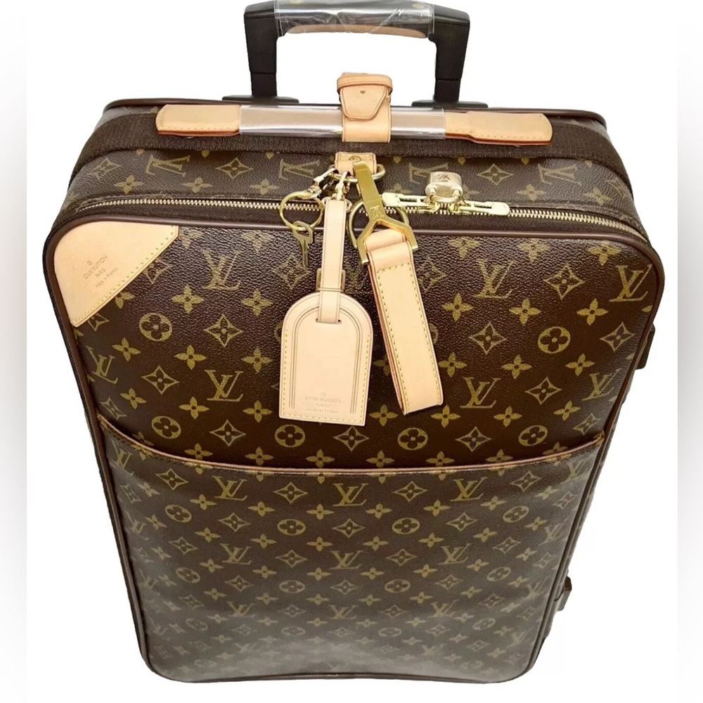 Louis Vuitton Pegase 55 Monogram Suitcase 💝 Excellent Classic Carry on - Picture 4 of 15